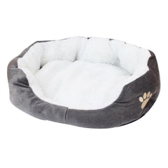 Christmas Clearance! Feledorashia Dog Bed Pet Dog Puppy Fleece Warm Bed House Plush Cozy Mat Pad