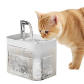 Automatic Pet Water Dispenser with USB Port Indoor Outdoor Filtered Circulating Drinking for Cats Dogs